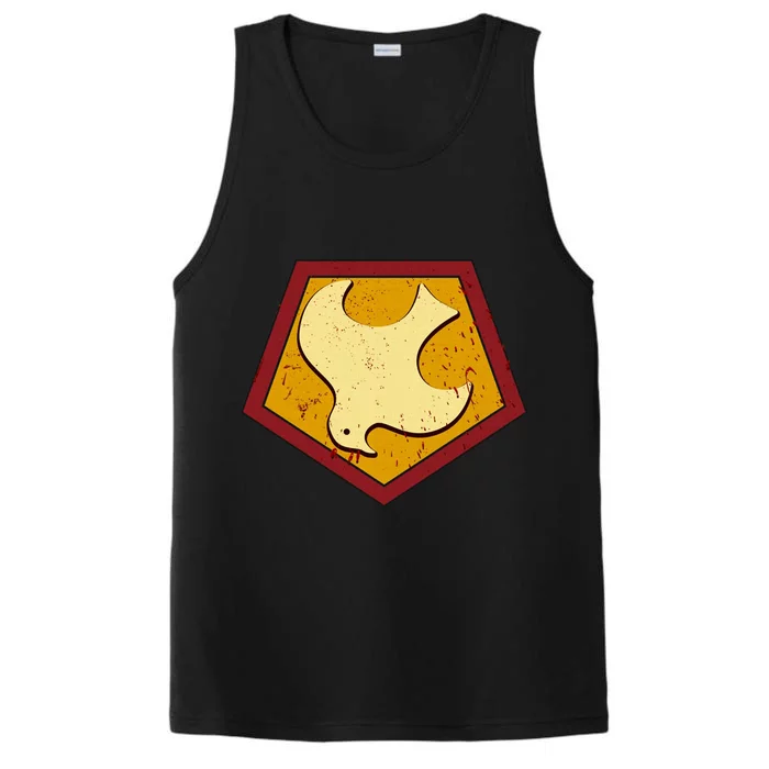 Peacemaker Superhero Emblem Performance Tank