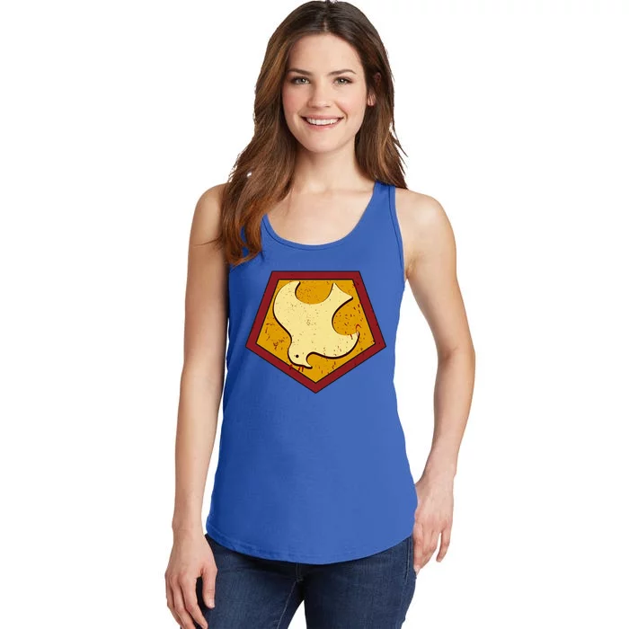 Peacemaker Superhero Emblem Ladies Essential Tank