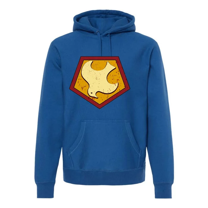 Peacemaker Superhero Emblem Premium Hoodie