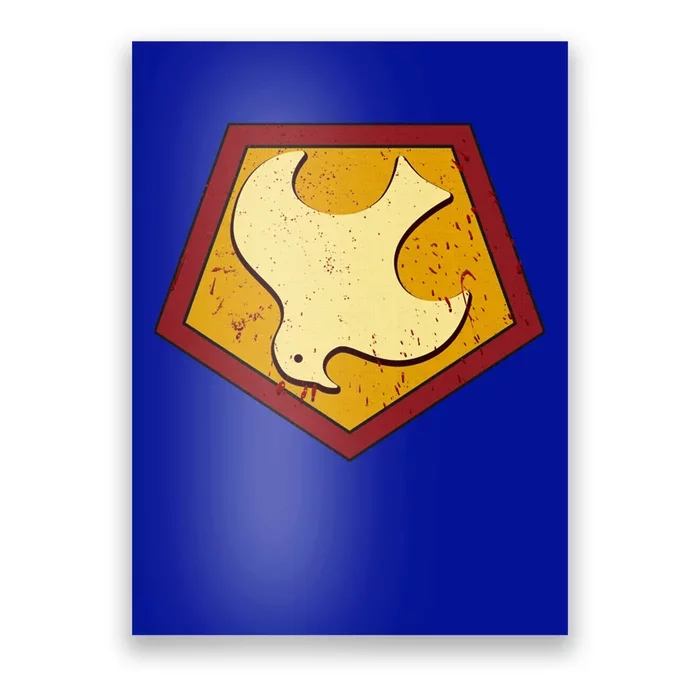 Peacemaker Superhero Emblem Poster