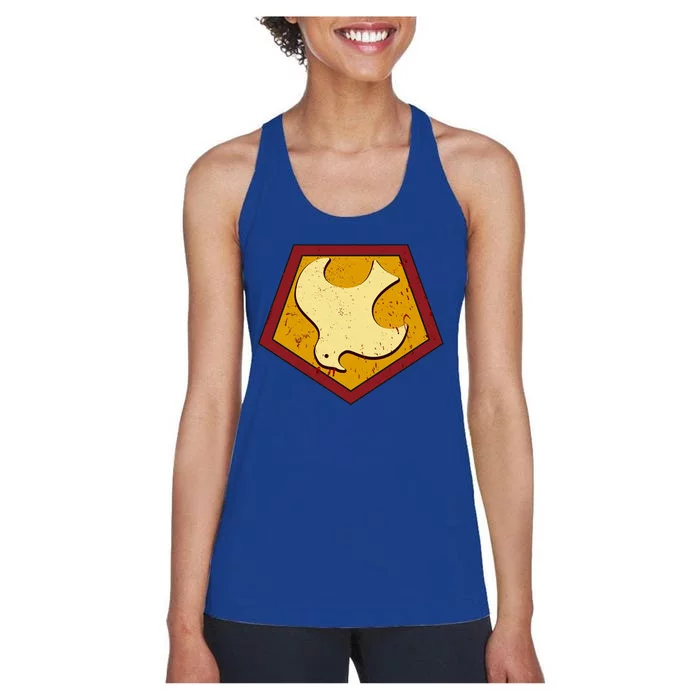 Peacemaker Superhero Emblem Women's Racerback Tank