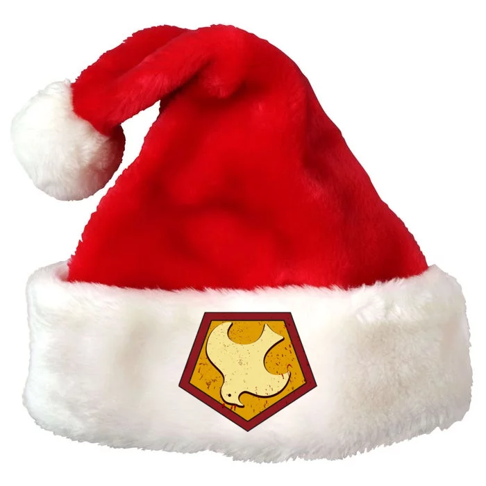 Peacemaker Superhero Emblem Premium Christmas Santa Hat