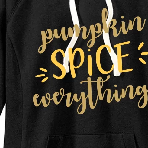 Pumpkin Spice Everything Women's Fleece Hoodie