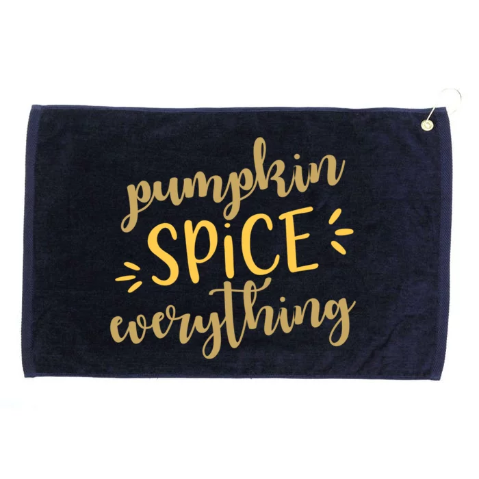 Pumpkin Spice Everything Grommeted Golf Towel