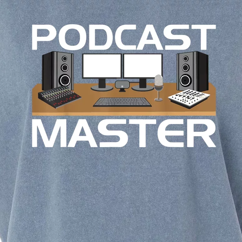 Podcast Show Equipment USB Mixer App For Podcasters Garment-Dyed Women's Muscle Tee