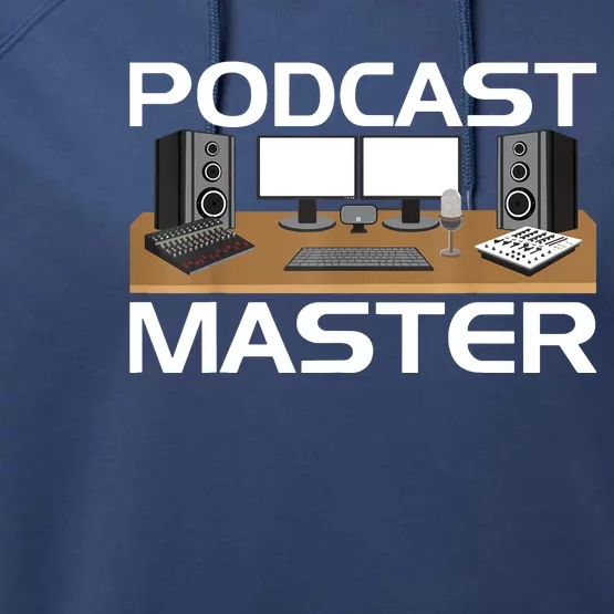 Podcast Show Equipment USB Mixer App For Podcasters Performance Fleece Hoodie