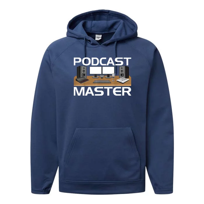 Podcast Show Equipment USB Mixer App For Podcasters Performance Fleece Hoodie