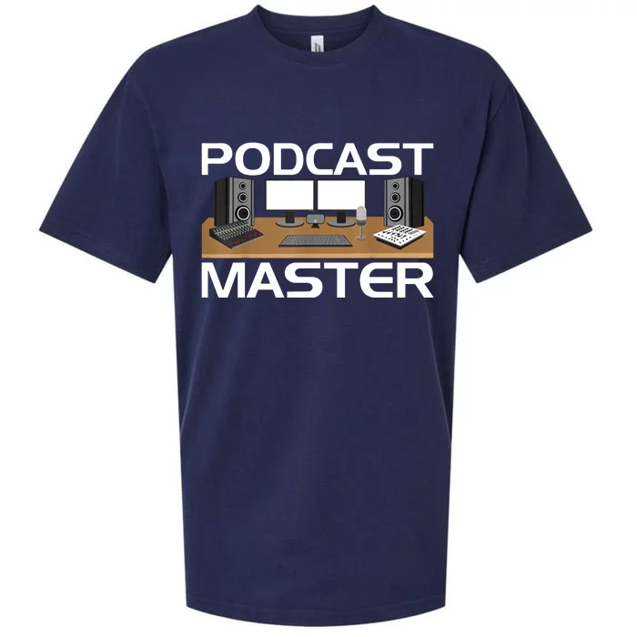 Podcast Show Equipment USB Mixer App For Podcasters Sueded Cloud Jersey T-Shirt