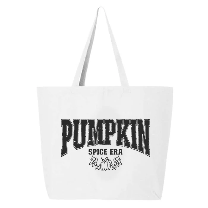 Pumpkin Spice Era Varsity Thanksgiving Family Trendy 25L Jumbo Tote