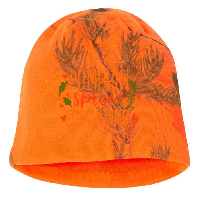 Pumpkin Spice Everything Holiday Festive Kati - Camo Knit Beanie