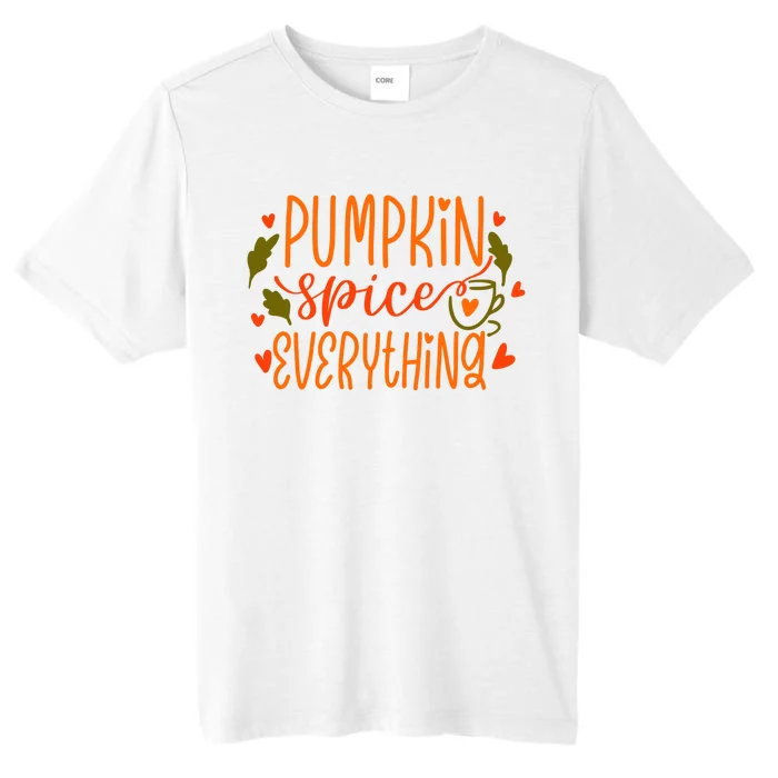 Pumpkin Spice Everything Holiday Festive ChromaSoft Performance T-Shirt