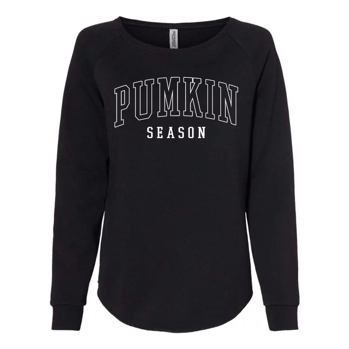 Pumpkin Season Fall Lover Womens California Wash Sweatshirt