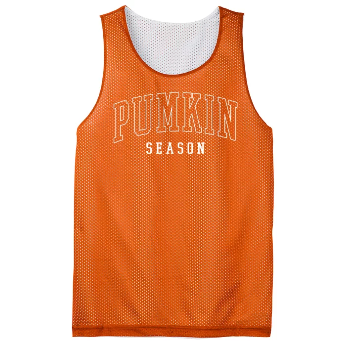 Pumpkin Season Fall Lover Mesh Reversible Basketball Jersey Tank