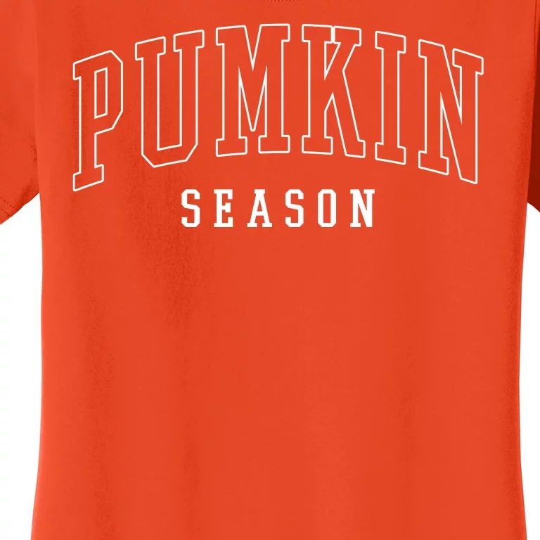 Pumpkin Season Fall Lover Women's T-Shirt