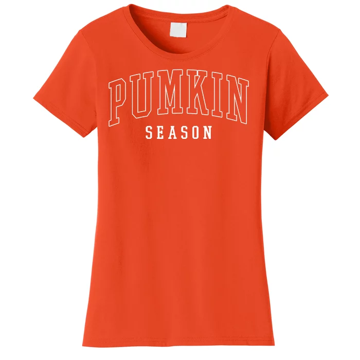 Pumpkin Season Fall Lover Women's T-Shirt