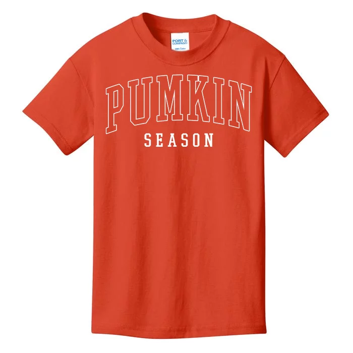 Pumpkin Season Fall Lover Kids T-Shirt