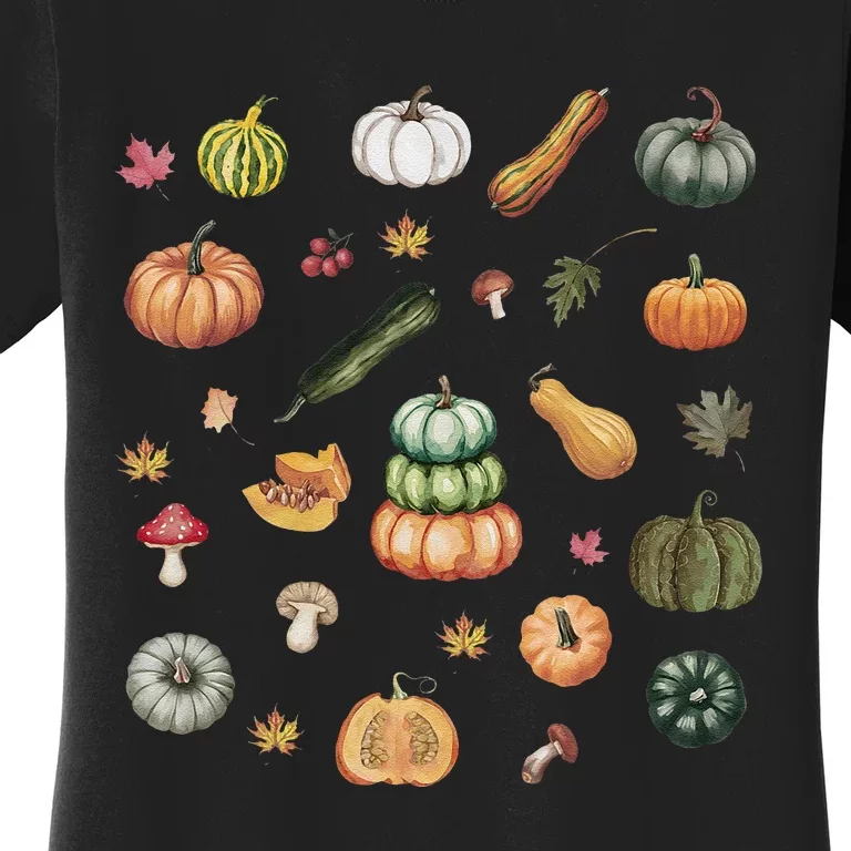 Pumpkin Spice Fall Pumpkin Autumn Garden Harvest Women Women's T-Shirt