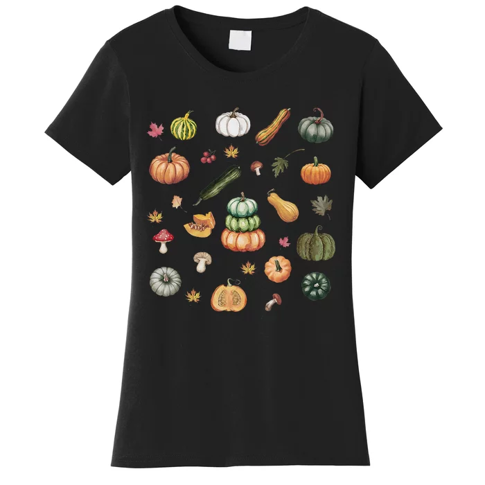 Pumpkin Spice Fall Pumpkin Autumn Garden Harvest Women Women's T-Shirt