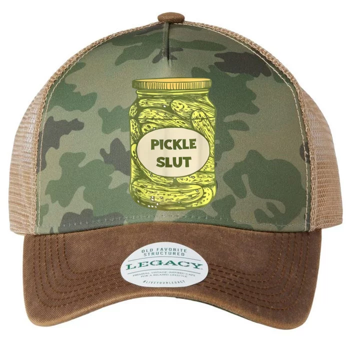 Pickle Slut Funny Canned Pickles Legacy Tie Dye Trucker Hat