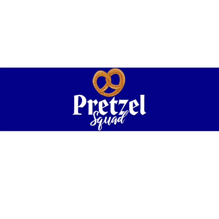 Pretzel Squad Funny Oktoberfest Pretzel Lover Celebrate Gift Bumper Sticker