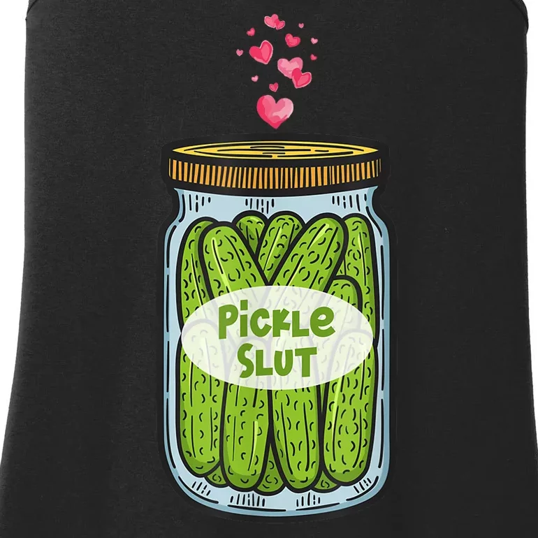 Pickle Slut For Dill And Pickle Lover Ladies Essential Tank