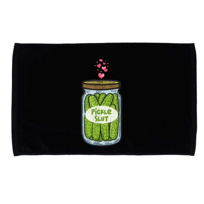 Pickle Slut For Dill And Pickle Lover Microfiber Hand Towel