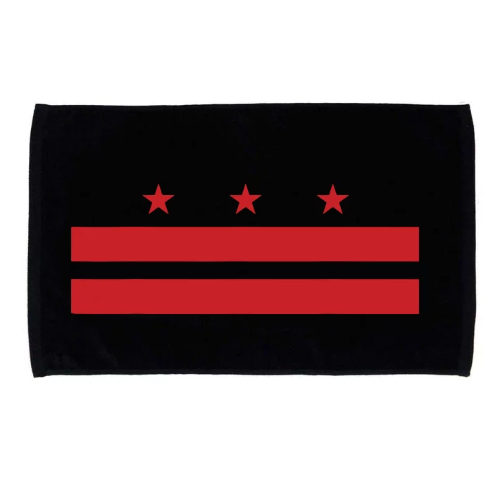 Patriotic State Flag Of Washington Dc Microfiber Hand Towel