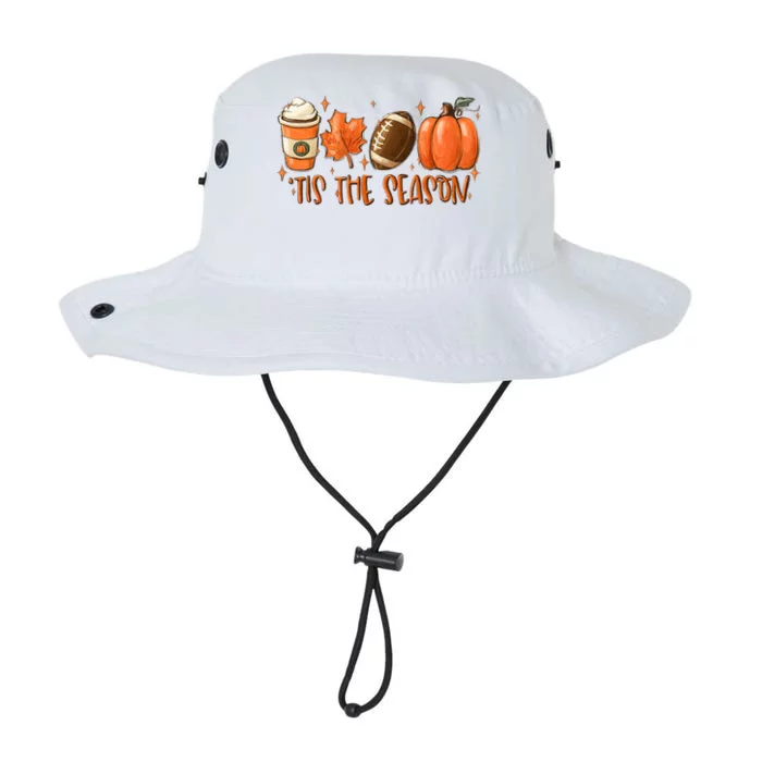 Pumpkin Spice Football Tis The Season Fall Thanksgiving Gift Legacy Cool Fit Booney Bucket Hat