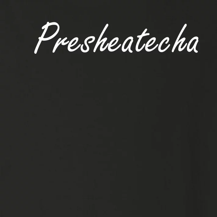 Presheatecha Script Funny Word Chicken Shack Toddler Long Sleeve Shirt