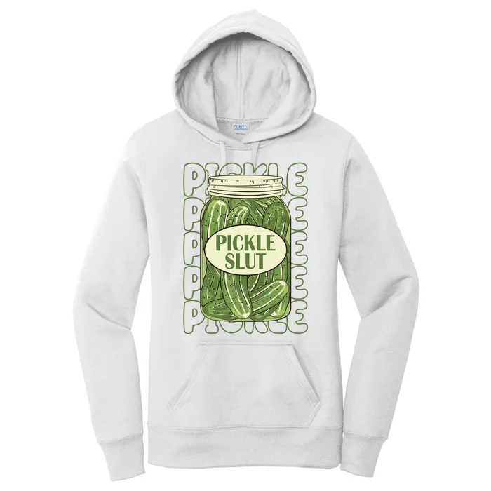 Pickle Slut Funny Pickle Lover Women's Pullover Hoodie