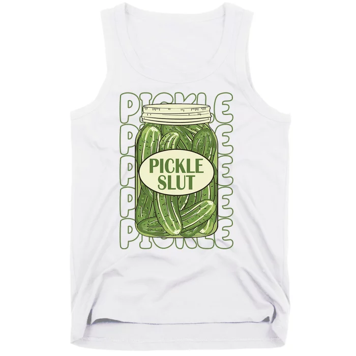 Pickle Slut Funny Pickle Lover Tank Top