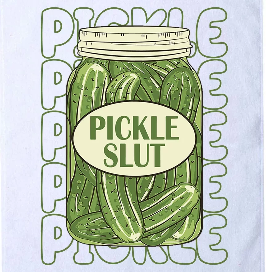 Pickle Slut Funny Pickle Lover Platinum Collection Golf Towel