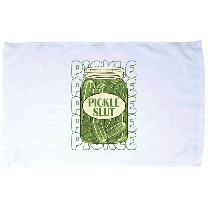 Pickle Slut Funny Pickle Lover Microfiber Hand Towel