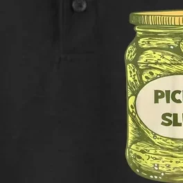 Pickle Slut Funny Canned Pickles Dry Zone Grid Performance Polo