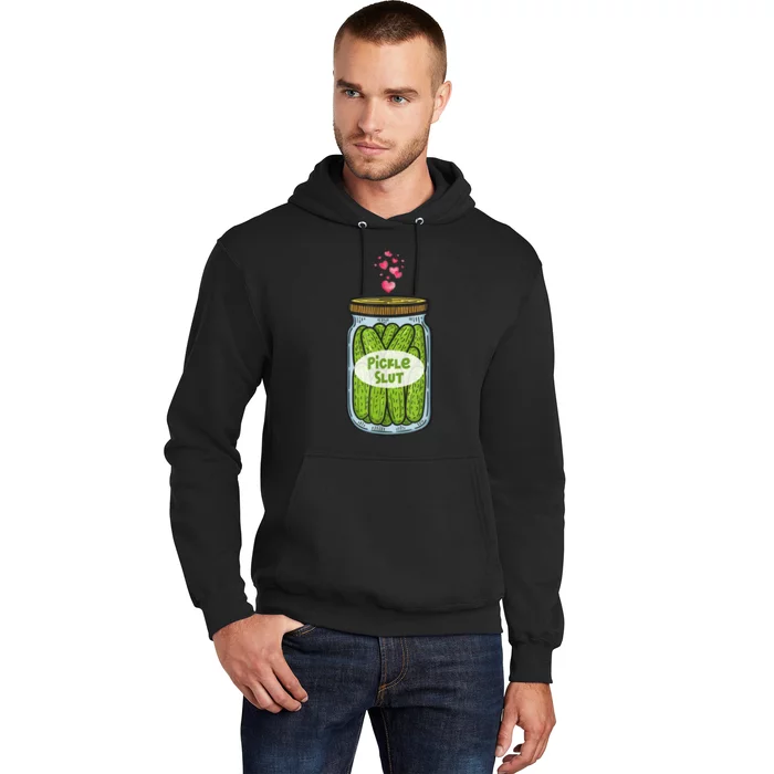 Pickle Slut Funny Canned Pickles Hoodie