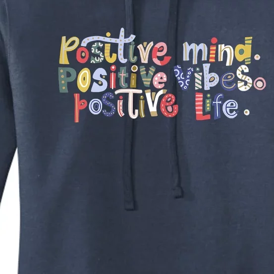 Positive Spring Flowers Women's Pullover Hoodie