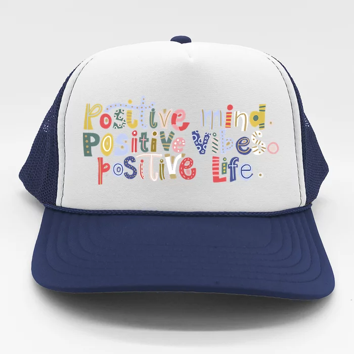 Positive Spring Flowers Trucker Hat