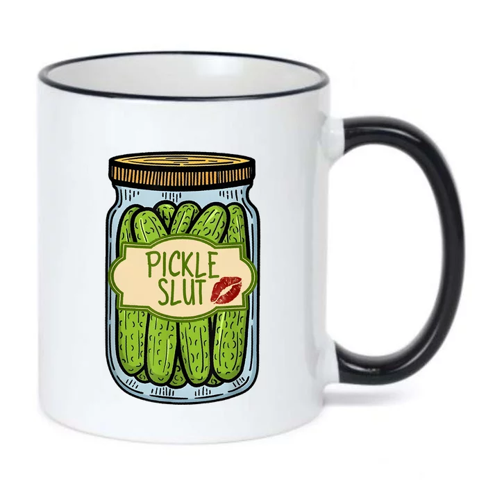 Pickle Slut Funny Pickle Slut Who Loves Pickles Apaprel Black Color Changing Mug