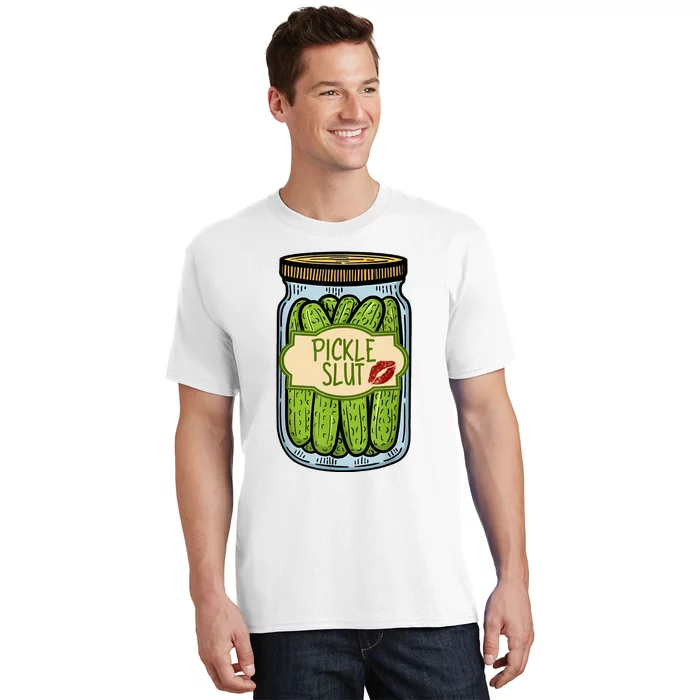 Pickle Slut Funny Pickle Slut Who Loves Pickles Apaprel T-Shirt