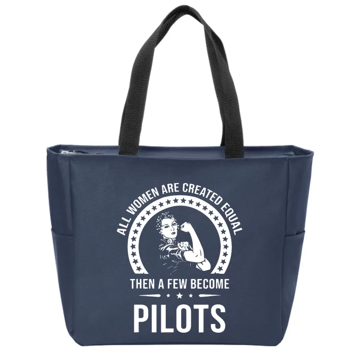 Pilot Shirts For Women Pilot Zip Tote Bag