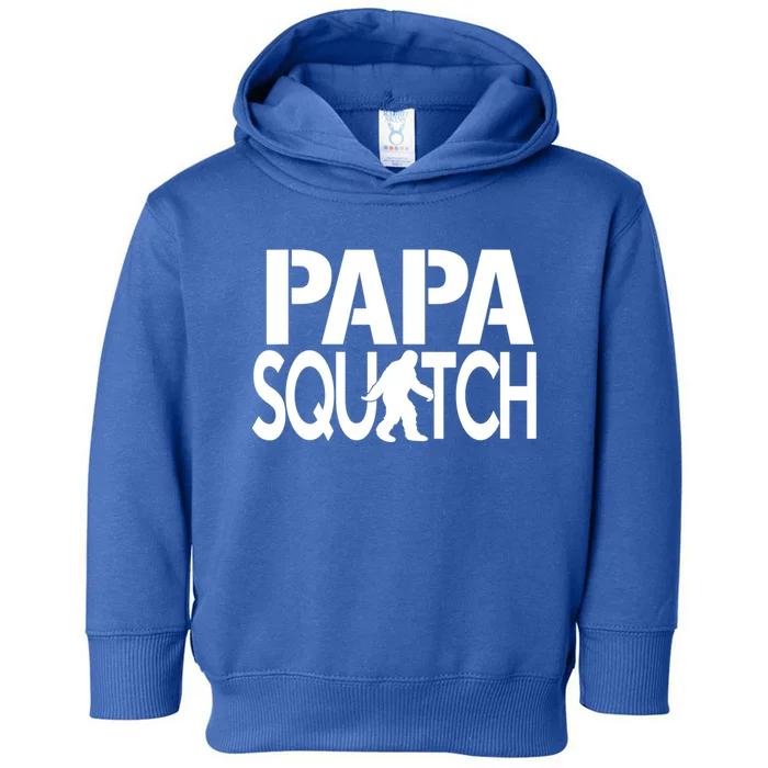 Papa Squatch For Dad Sasquatch Bigfoot Meaningful Gift Toddler Hoodie