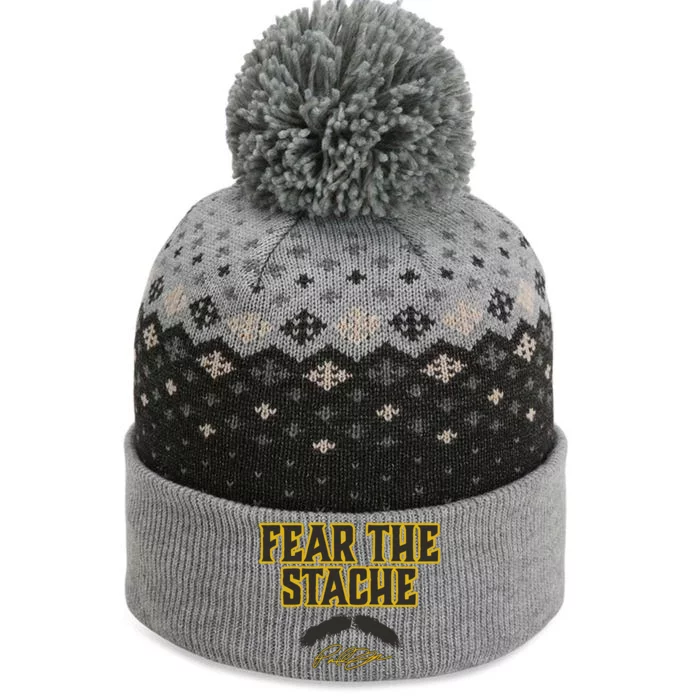 Paul Skenes Fear The Stache The Baniff Cuffed Pom Beanie