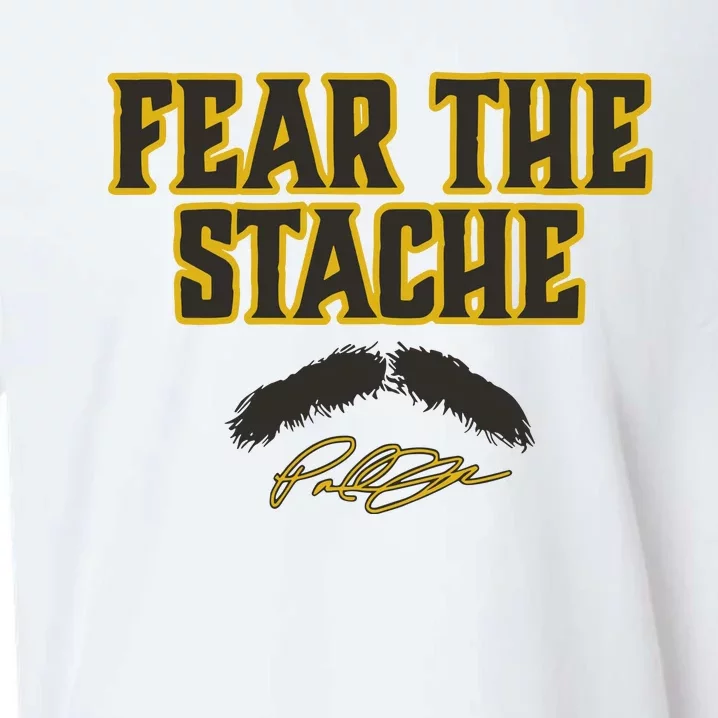 Paul Skenes Fear The Stache Sueded Cloud Jersey T-Shirt