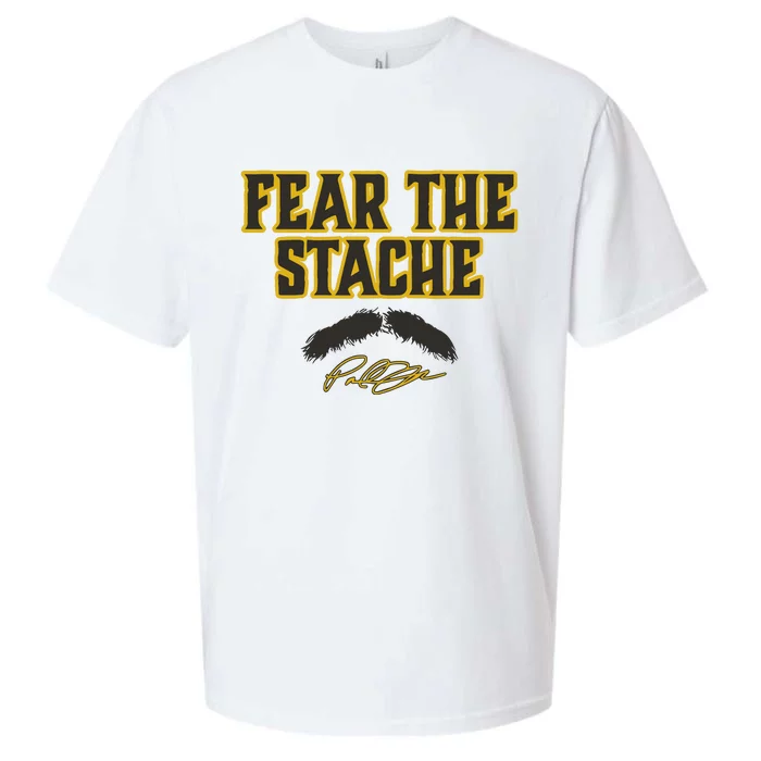 Paul Skenes Fear The Stache Sueded Cloud Jersey T-Shirt