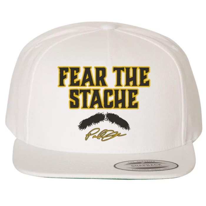 Paul Skenes Fear The Stache Wool Snapback Cap