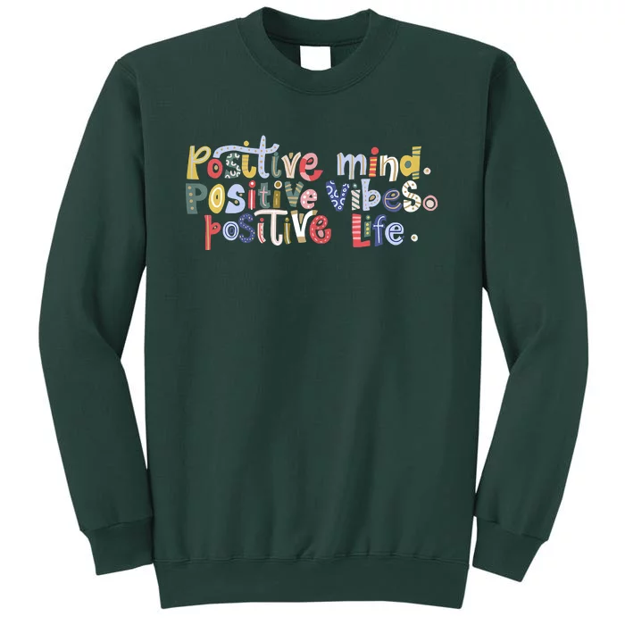 Positive Spring Flowers Tall Sweatshirt