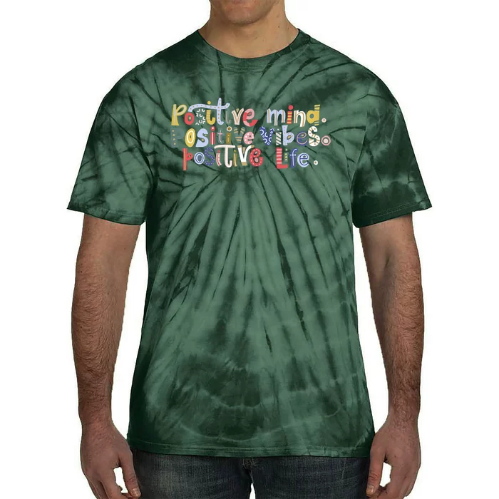 Positive Spring Flowers Tie-Dye T-Shirt