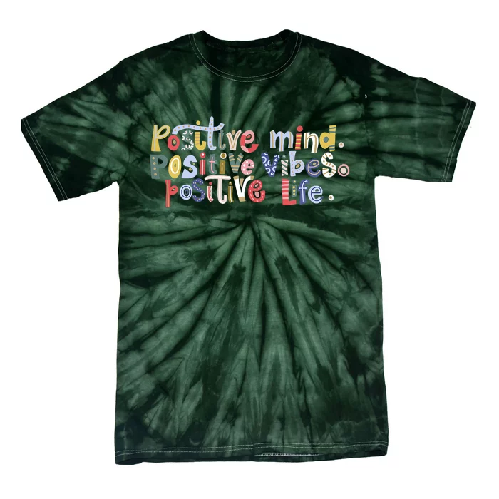 Positive Spring Flowers Tie-Dye T-Shirt