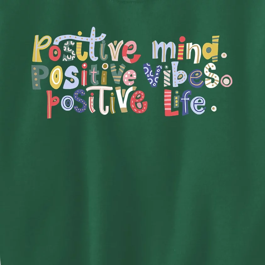 Positive Spring Flowers Kids Sweatshirt