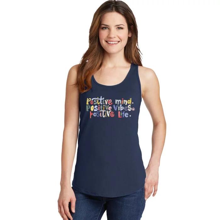 Positive Spring Flowers Ladies Essential Tank